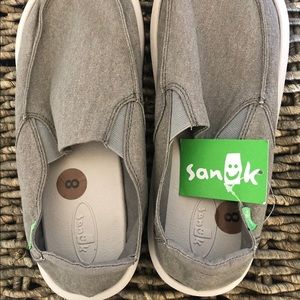 Sanuk Vagabond Men's Slip-on Loafer TAUPE EU41 US8